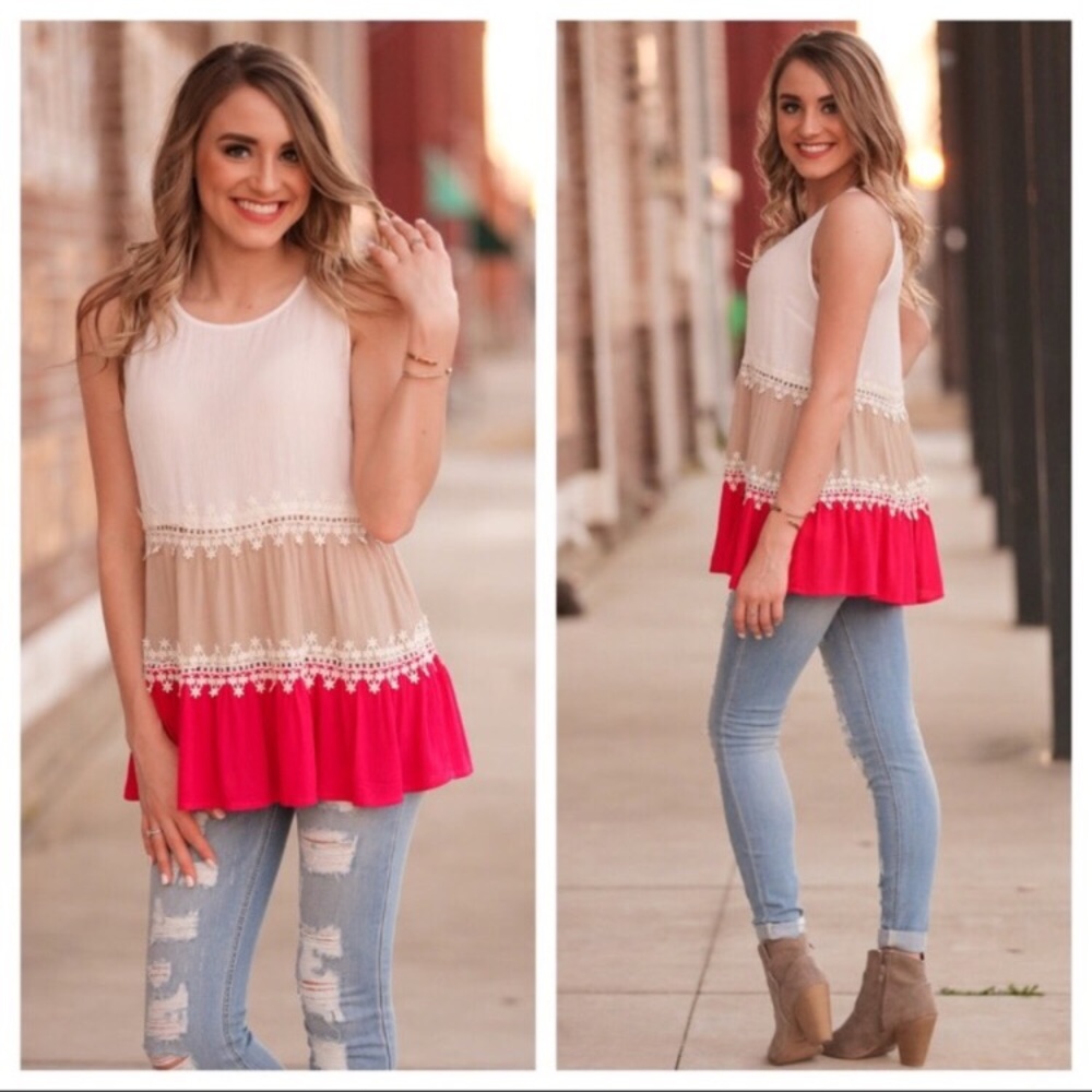 Infinity Raine Color Block Tunic - Picture 2 of 2